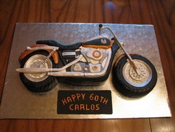 Harley Davidson Cake from D'Cakes by Diana