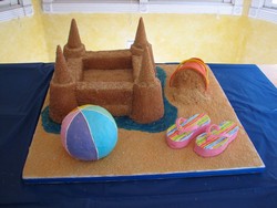 Sand Castle Cake from D'Cakes by Diana