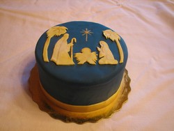 Star of Bethlehem Nativity Cake from D'Cakes by Diana