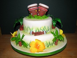 Tropical Bongos Cake from D'Cakes by Diana